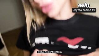 A California girl gets fucked by her classmate on glasses