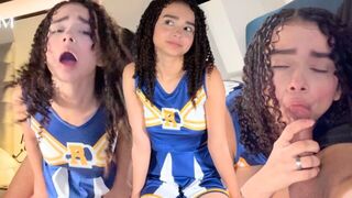 A cute girl has sex for the first time with a guy