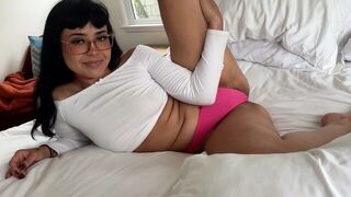 A hot Latina teen gets naked and fucks her stepdad