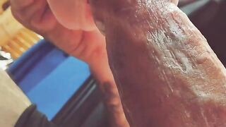 A silicone mouth is always at hand for a passionate blowjob