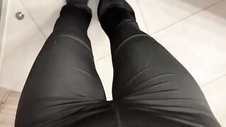 A pink pussy is not done until it's cum, even in a public spot