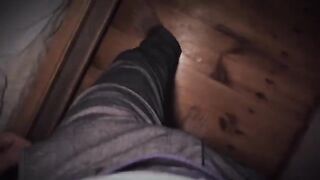 My wife got caught playing with a dildo, but she ended up riding my cock