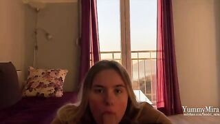 A girl with a tight pussy makes the guy cum very quickly