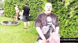 Voyeur girl gets caught and fucked by Egon Kowalski