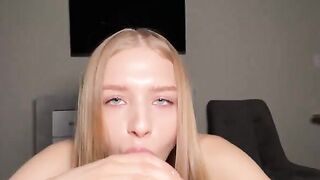 Barbie loves to suck big cocks and get sperm on her cute face, a perfect fit for Cum4K’s intense creampie action