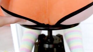 Cute stepsister Lana fucks in her ass with a strong stepbrother