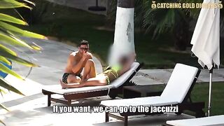 A hot Venezuelan girl was caught and fucked deep, then kicked out