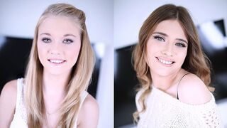Hannah Hays and Ariel McGwire in a hot POV blowjob scene