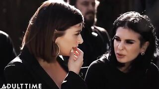 Older dude fucks Marley Brinx hard at his wife's funeral in a taboo scene
